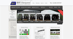 Desktop Screenshot of diymarquees.co.uk